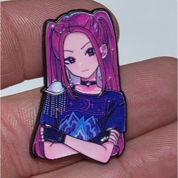 Netflix Huntrix KPOP Demon Hunters Anime Style Mira Pin Collectible Edition - Picture 1 of 3